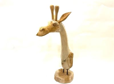 Head Giraffe teak