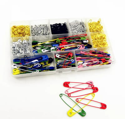 500 Stuks Veiligheidsspelden - Veiligheidsspeld - Spelden Assortiment - Diverse Maten en Kleuren - LOUZIR