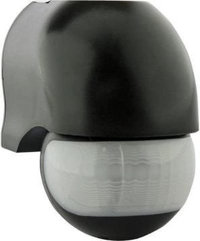 Groenovatie LED Bewegingsmelder/Sensor - Opbouw - Kantelbaar - Waterdicht IP54 - Zwart