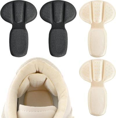 Adhesieve Heel Pads van Mesh Stof, Herbruikbare Beschermers voor Hakken en Schoenen, Blarenpreventie en Comfort voor Dames en Heren