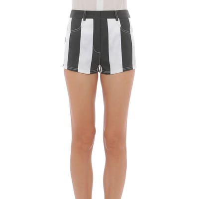 Moschino Nautical Striped Shorts Black Maat: 40 | Korte Broeken Outlet | Dames | Zwart