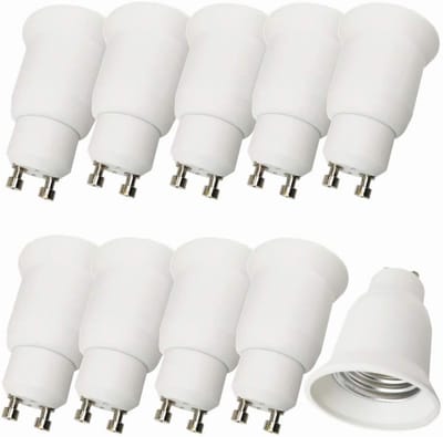 10 Stuks GU10 naar E27 Lampadapter voor LED Lampen