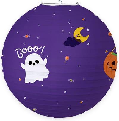 LUQ - Spook - Halloween - Lampion - Lichtje - Lampionstokje - Treklampion - Papier - Sint Maarten - Kind - 1 Stuk