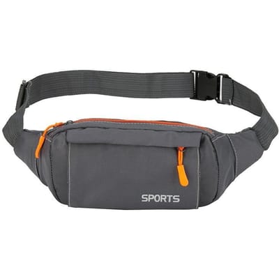 1 STuks Heuptas Voor Man & Vrouwen Hardloop Heuptas Mobiele Telefoon Tas Sportschool Fitness Reis Portemonnee Riem Borsttas grijs