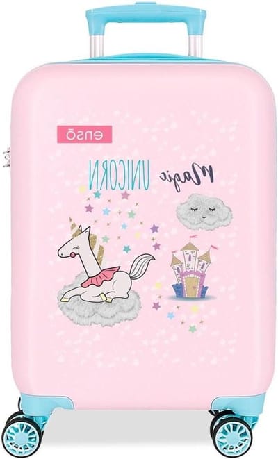 Enso Magic Unicorn Koffer - Kinderkoffer Trolley - Reizen Vervoer - Rigide ABS Materiaal