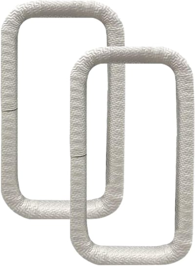 Afvoerpijp Beschermer - Bladbeschermer Goot - Verstopping Voorkomen - Allesweerbestendig Rubber - 2 Stuks - Wit