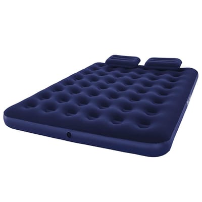 Bestway Luchtbed opblaasbaar met kussen en pomp 203x152x22 cm 67374