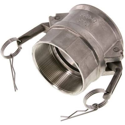 Camlock DN 75 (3'') Koppeling RvsRp 3'' met binnendraad Type D MIL-C-27487