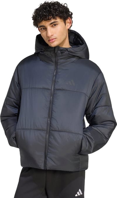 Adidas Sportswear Essentials Pufferjack Met Highloft-Isolatie - Heren - Zwart