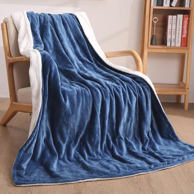 Zachte flanellen elektrische deken 130x180 cm met 4 warmtestanden en automatische uitschakeling