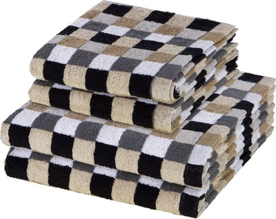 Cawö Sonstiges 2 X handdoek 2 X douchehanddoek - in set 4 pack Lifestyle