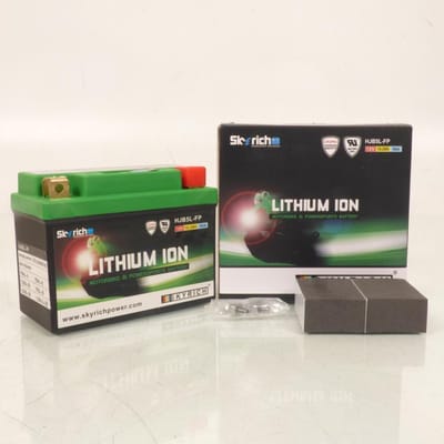 skyrich lithium accu voor suzuki 250 gt 1973 tot 1979 yb5l-b / hjb5l-fp / 12v 1,6ah nieuw