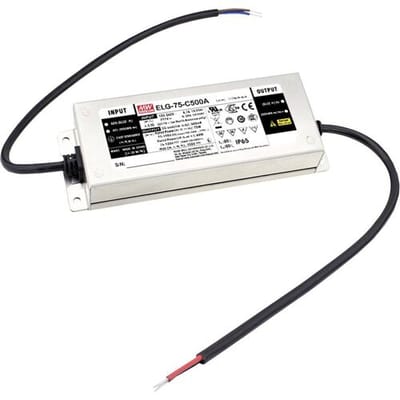 MEAN WELL ELG-75-C350DA-3Y LED-driver Constante stroomsterkte 74.9 W 175 - 350 mA 107 - 214 V/DC Dali, Montage op ontvlambare oppervlakken,...