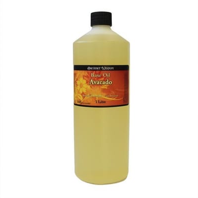 Basis Olie - Avocado Olie - 1 Liter - Aromatherapie - Basisolie - Draagolie - Basisolie Voor Etherische Oliën