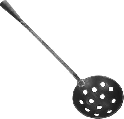 Ontstoppingsschep - Afvoerreiniger - Rioolonderhoud - Ergonomische handgreep - 10 cm breed - Zwart