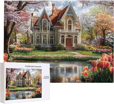Legpuzzel Volwassenen - Houten Puzzel - Ontspannend Tijdverdrijf - Natuurlijk Hout Materiaal - 122x80 cm - Gekleurd