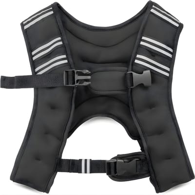 QIN® Gewichtsvest - Gewichtsvesten - Weight Vest - Zwart - 36cm x 31cm x 3cm