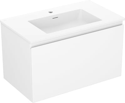 Mexen Orio badkamerkast 80 cm met wastafel Otis, 1 lade, wit mat - 91A10-08047-1-BF01-W18M01