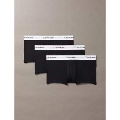 Calvin Klein Icon Cotton Stretch Low Rise trunks (3-pack) - lage heren boxers kort - zwart