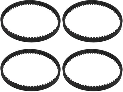 Dailygoods- Stofzuigerriem 4 Stuks - Compatibel met Shark Rocket HV300/HV301/HV302/HV305/HV308 - Omtrek 207 mm - Breedte 5,8 mm - Duurzaam Rubber - Stofzuigerband