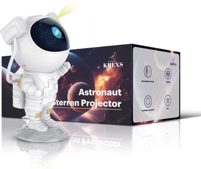 KREXS Astronaut Sterren Projector - Galaxy Projector - Sterrenhemel - Star Projector - Sterrenlamp - Sterrenhemel Projector