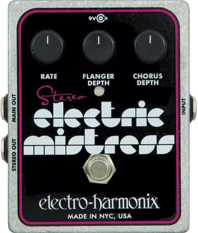 Electro Harmonix Stereo Electric Mistress Flanger + Chorus - Modulation effect-unit voor gitaren