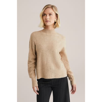WE Fashion Knitted Pullover Beige Taglia: XS | Maglioni a maglia Outlet | Donna | Marrone