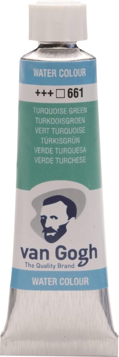 Van Gogh Aquarelverf Tube - 10 ml 661 Turkooisgroen