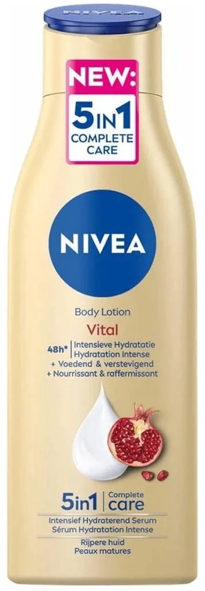 NIVEA Vital Bodylotion - Body Care - 72 uur lange hydratatie - Lotion Met granaatappelextract - 250 ml