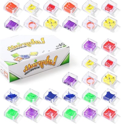 Labyrint Puzzel - 3D Doolhof Kubus - Cognitieve Vaardigheden Verbeteren - Glad ABS Materiaal - 24 stuks - Single Attribute
