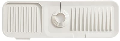 Dailygoods- Wastafelkraanmat Spatwaterdicht - Siliconen - Herbruikbaar - Gootsteenkraan Pad - 14x45x1,7 cm - Veiligere Grip - Spatmat