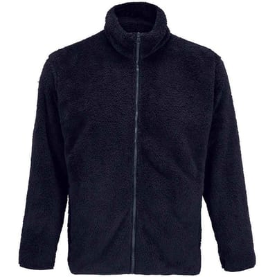 SOLS Vink Fluffy Jacket voor volwassenen (Marine)
