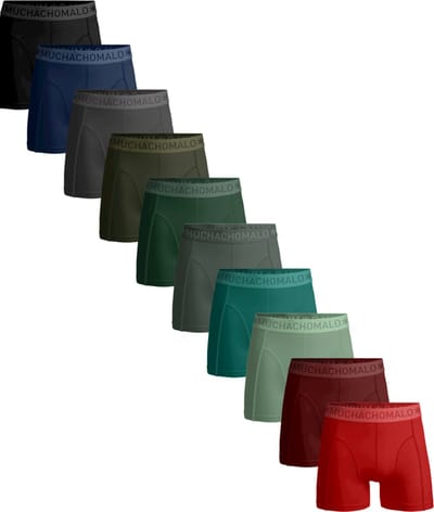 Muchachomalo Boxershort Heren – 10 Pack – 95% Katoen – Heren Ondergoed – Kleding – Stevig Ondergoed – Onderbroeken Heren