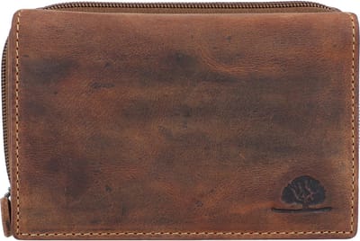 GREENBURRY portemonnee Vintage Wallet RFID Brown bruine