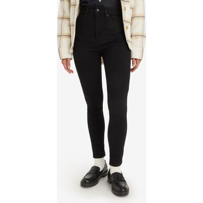 Levi's Retro High Skinny Jeans Black Maat: W23L28 | Skinny Jeans Outlet | Dames | Zwart