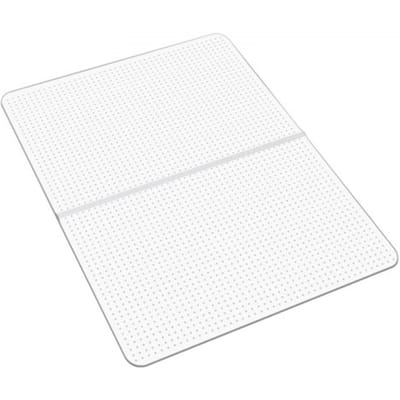 VEVOR Stoelmat Vloerbeschermingsmat (1225 x 915 mm) Kantoorstoelmat Antislip PVC Stoelmat met Noppen, Soepel Glijdend Onder Bureaumat voor Thuiskantoor (Rechthoekig)