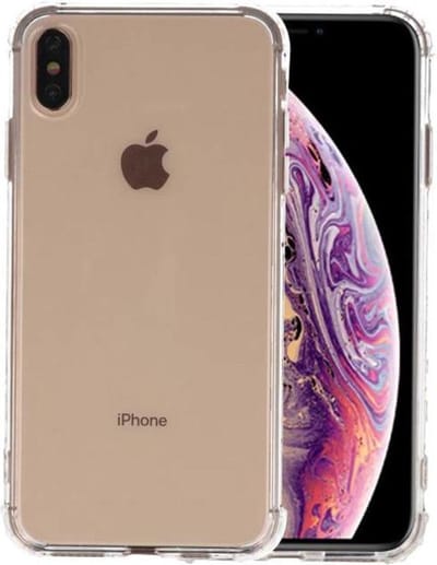 Schokbestendig Back Cover Hoesje - Shockproof Telefoonhoesje - Geschikt voor iPhone XS Max - Transparant