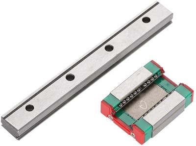 ONF3 - Miniatuur Lineaire Rail - Railgeleider 12 Mm - Kogelvergrendeling - 100mm - Schuifblok - Geschikt voor Precisie Toepassingen - Compact Model