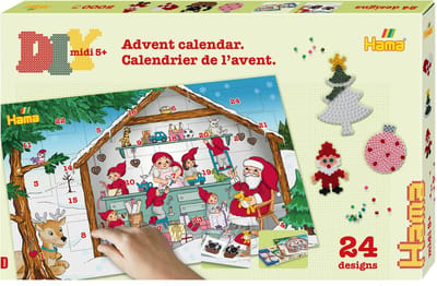 Hama - Adventskalender - Set met 5000 strijkkralen
