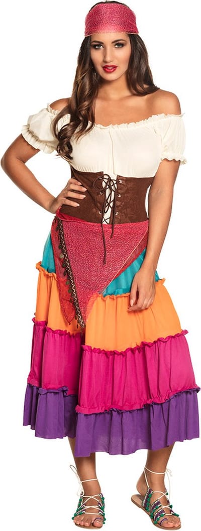 Boland - Kostuum Nadya (36/38) - Volwassenen - Waarzegster - Gypsy