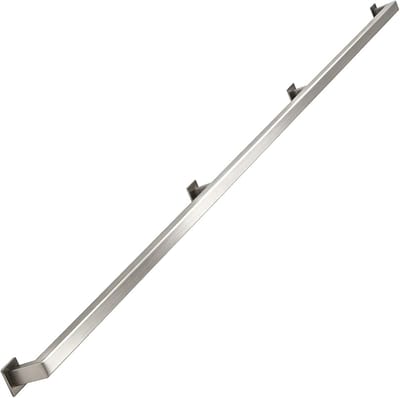 Metalen leuning - Steun handgreep - Veilig traplopen - Roestvrij staal - 3 meter - Zilver
