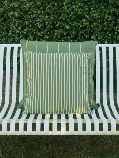 HAY Terrazza kussen - HAYTerrazzaOlivenarrowstripe - 60 x 60 cm