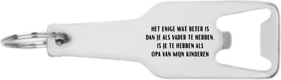 Akyol - het enige dat beter is dan je als vader te hebben is als opa te hebben voor mijn kinderen flesopener - Papa - de liefste vader die opa wordt - vaderdag cadeautjes - vaderdag - cadeau voor opa - cadeau - verjaardagscadeau - 105 x 25mm
