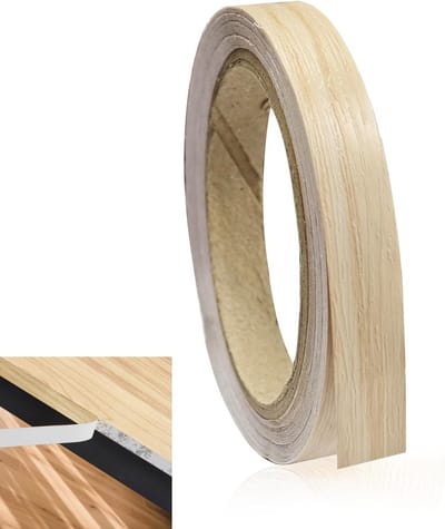 Zelfklevende Eikenfineer Afplaktape van 10 meter voor Houtafwerking en Meubelrestauratie - Perfect voor Houtnerf Reparatie en Decoratie van Meubels met een Natuurlijke Afwerking