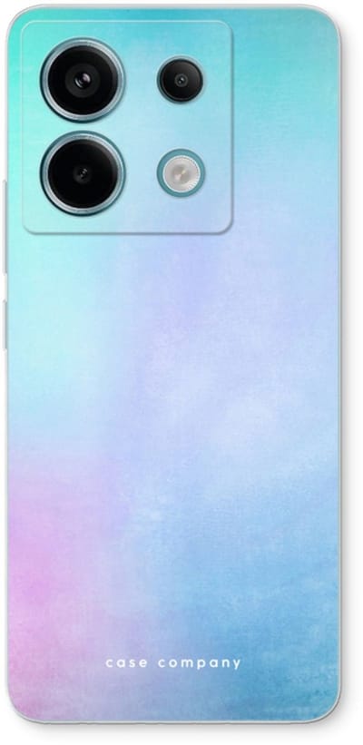 Case Company® - Hoesje geschikt voor Xiaomi Poco X6 hoesje - Mist pastel - Soft Cover Telefoonhoesje - Bescherming aan alle Kanten en Schermrand