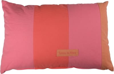 Patchwork Coral / Roze Kussen | 40 X 60 | Sierkussen Voor Woonkamer Of Slaapkamer