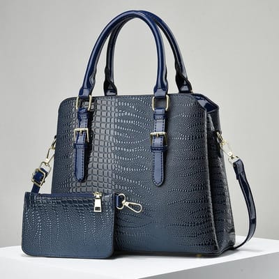 De Nieuwe Crocodillenprint Tas Mode Alles-in-één Crossbody Tote Atmosferisch Alles-in-één Mode Grote Capaciteit Schoudertas .
