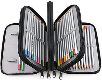 Kleurpotloden Etui met 72 Vakken - Wasbaar en Geschikt voor Professionele Tekenaar en Hobbyist