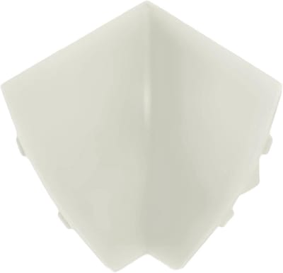 Afdekprofiel Binnenhoek - Keukenstrip Wandprofiel - Werkblad Afsluiten - Flexibel PVC - 23 x 23 mm - Parelglans Olijf