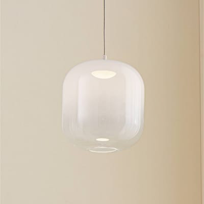 Lucande hanglamp Avelina, Ø 14cm, 1-lamp, zwart
